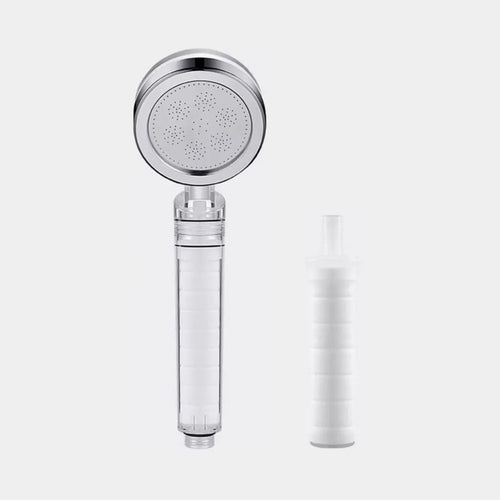 Pommeau de douche filtrant anti-chlore Nevya avec sa cartouche filtrante